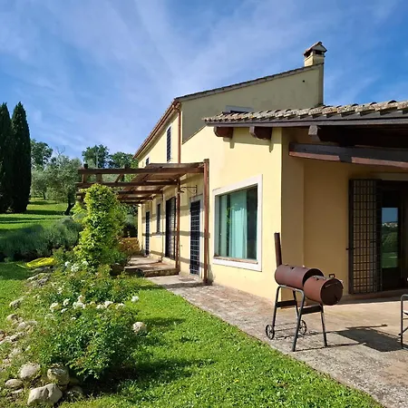 Il Casale Degli Ulivi- Splendido Casale Panoramico Con Piscina A 30 Min Da Roma Gra * Calvi dellʼ Umbria